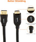 1920x1200, 1080p, 25 Amazon Basics DisplayPort to HDMI Cable, Video and Audio, Uni-Directional, Gold-Plated Plugs