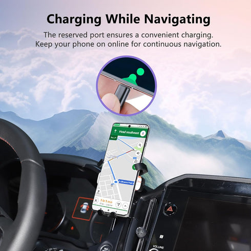 CHEAYAR Car Phone Holder Mount Compatible with Subaru WRX 2022 2023, Phone Mount Dash Clip WRX Accessories (C Style)