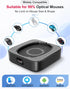 Meatanty Mouse Mover Undetectable Device, Super-Silent Mouse Jiggler, Adjustable Interval Timer for Active Computer