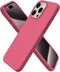 ORNARTO Compatible with iPhone 15 Pro Max Case 6.7", Slim Liquid Silicone 3 Layers Soft Gel Rubber Shockproof