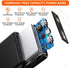 QTREE intelligence 2 Pack 5V2.4A 10000mAh Pack Power Bank for Heated Jacket Vest Underwear Pants, Portable Dual USB