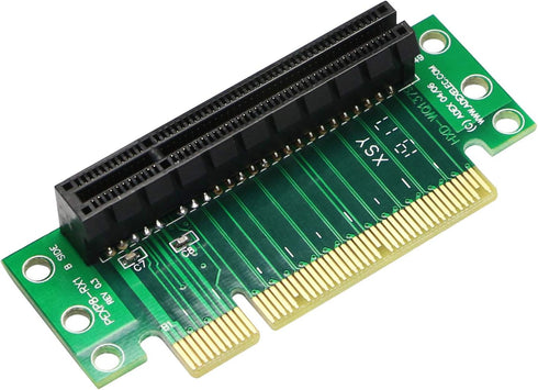 SinLoon PCI-Express 8X Riser Card 90-Degree Adapter Card, PCI-E 8X Extender Extension Card for 1U, Small Computer and