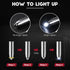 5 Pieces Stylus Pen for Touchscreen Devices, Multi-Function Capacitive Pen with LED Flashlight, 3 in 1 Metallic Pens