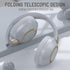 LORELEI B-C6 Wireless Over Ear Headphones, 50H Playtime, Foldable Lightweight Bluetooth Headsets, Deep Bass, Built-in