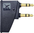 Dual 3.5mm Male to 3.5mm Female Airplane Headphone Adapter, Gold-Plated Tip for Bose Headphones
