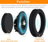 AngleKai 6.5" Foam Speaker Enhancer, 4Pcs Self Adhesive Fast Rings for Car Door Speaker