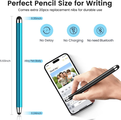 STYLUSLINK 10 Multipack, Screens(20 Stylus Pens for Touch Screens Universal Stylus Pen High Sensitivity, Stylus Pen
