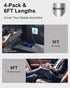 Android Auto Approved USB C to USB C Cable, 6FT Fast Charging Extension Cable for iPhone 15, Samsung Galaxy S24/S23/S22