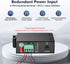 YuLinca 5 Port Mini PoE+ Industrial DIN-Rail Switch, 4 Ports PoE+ and 1 Uplink, 10/100Mbps Fast Ethernet - Unmanaged