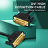 DVI to DVI Cable 3ft, Male to Male Digital Video Monitor Cable, Supports 1920x1200 for Gaming, DVD, HDTV, Projector