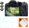 K&F Concept 3pcs Screen Protector for Canon EOS R6 II/R6/R7, Ultra Clear Tempered Glass with Hot Shoe Cover