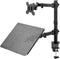 VIVO Black Fully Adjustable 13 to 32 inch Single Computer Monitor and Laptop Desk Mount Combo
