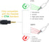 MillSO Headset Adapter, 3.3 Feet 3.5mm Mic and Audio Headphone Splitter for Dual-plug Headset to PS4, Xbox One