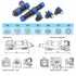 TY28 6 Pin 25A Aviation Waterproof Connector - Male Female 12ga Wire Plug Socket Screw-Crimp Solder-Free