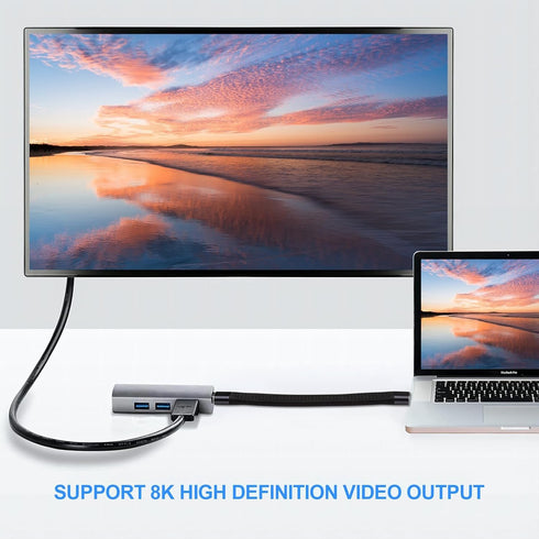 Short USB 3.1 5inch Flat FPC USB Gen 2 USB-A Cable for External SSD, MacBook Pro/Air, iPad Pro, iPhone 15, Black