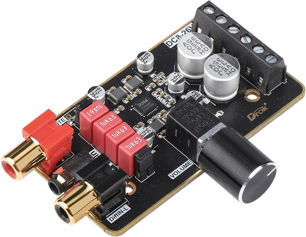 DROK 12V Amplifier Board, 15W+15W Dual Channel Audio Amplifier, PAM8620 Digital Stereo Amp Module