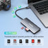 USB C Hub, Cakitte 7 in 1 USB C to 4K@60HZ HDMI Multiport Adapter, 3 USB 3.0 Ports, SD/TF Card Reader, 100W PD