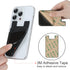 2Pack Cell Phone Card Holder, Silicone Double Pocket Stick on Credit Card Wallet for Back of Phone Case-Black,Navy Blue