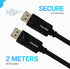 Visiontek DisplayPort to DisplayPort (M/M) 2 Meter Cable (901211)