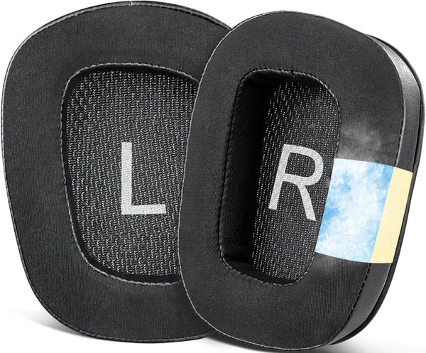 SOULWIT Replacement Ear Pads Cushions for Logitech G35 G930 G933 G935 G633 G430 G431 G433 Gaming Headset, G933 CG Black