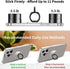 TACOMEGE Transparent Clear Phone Ring Grips Holder Kickstand, Finger Ring Stand for Cell Phone Tablet Case Accessories