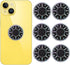HOQIOE 6 Pieces Cell Phone Stickers Blockers Equipment Stickers Devices Accessories for Mobile
