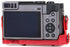 MegaGear MG1262 Ever Ready Leather Case for Panasonic Lumix DC-ZS80, DC-ZS70, DC-TZ95, DC-TZ90 - Red