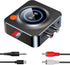 LSLYA Bluetooth Receiver for Home Stereo, NFC Quick Pair,3.5mm AUX/RCA,TF Card Slot,Wireless Bluetooth