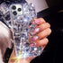 Bonitec Compatible with iPhone 13 Pro Max Case, 3D Glitter Sparkle Bling Luxury Shiny Crystal Rhinestone Cover