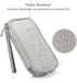 Small Electronic Organizer Travel Bag - Waterproof Gadget Storage Sleeve for Cables, USB, Earphones, Hard Drives