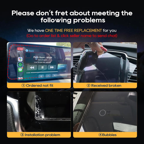 LFOTPP Atlas Screen Protector for Volkswagen Atlas, Golf MK7, Tiguan, Passat - Anti Scratch High Clarity