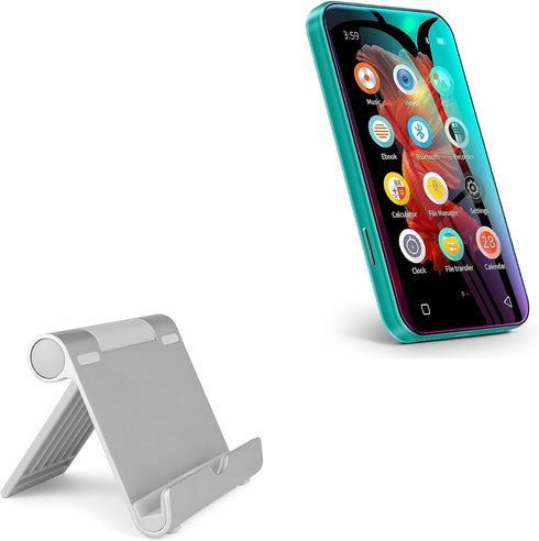 BoxWave Stand and Mount Compatible with TIMMKOO Q3E MP3 Player - VersaView Aluminum