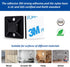 Strong Back-Glue Self Adhesive Cable Zip Tie Mounts Kit - 50 Set Cable Management Clips