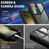 AICase Waterproof Case for Samsung Galaxy S23 Ultra, Full Body Rugged Transparent Phone Case with Built-in Screen