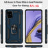 STARSHOP Compatible Samsung Galaxy A71 5G Phone Case with Tempered Glass Screen Protector, Blue