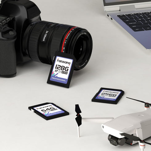 fanxiang 256GB C10, U3, V30, 4K 100/50 SDXC Memory Card SD Card, UHS-I, Full-HD & Video, Up to MB/s Read/Write
