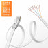 6 75 10Gbps Cat8 Cat7 RJ45 Jadaol Cat Ethernet Cable ft, Support Network, Flat LAN Patch Cable, High-Speed Wired