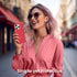 ORNARTO iPhone 15 Pro Max Case 6.7", Slim Liquid Silicone, Shockproof Protective Phone Case, Red