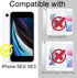 2nd 2020 3rd 2022 2-Pack 9H 4.7 inch TENOC Screen Protector for iPhone SE & iPhone SE Generation, Clear Tempered Glass