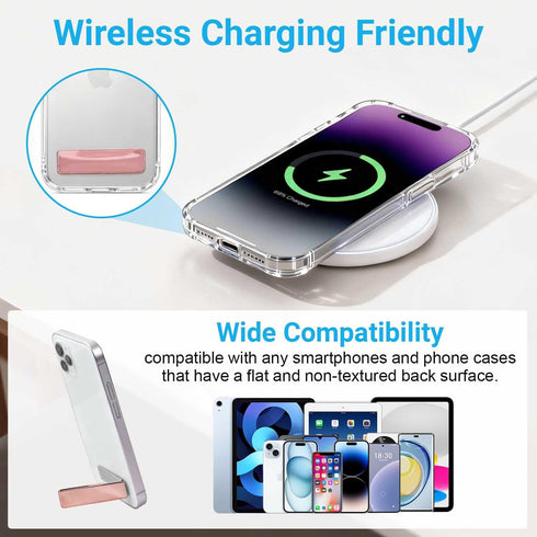 Kinizuxi 2Packs,Ultra-Thin Cell Phone Kickstand Vertical and Horizontal Phone Stand for Desk,Adjustable Phone Holder