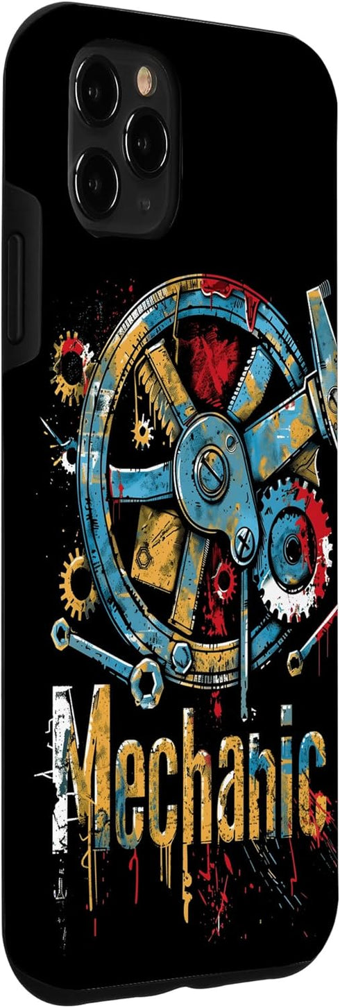 iPhone 11 Pro Max Mechanic Case: Retro Design for Mechanics and Handyman