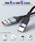 25ft 12W, 2.0 25 480Mbps 17/16/15, S25/24/23, XL/2/3/4XL, V30, USB C Cable Fast Charging Extra Long USB A to USB-C