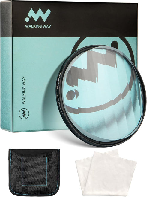Walking Way 49mm Linear Prism Filter for Camera Lenses Creative Photography Premium Material with