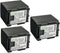 Kastar 3-Pack BP-819 Battery, 7.4V 2200mAh Replacement for Canon VIXIA HG20, HG21, HF G10, G20, G30, M30, M31