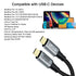 4ft USB 4 Cable USB C to USB C 8K HD Display Video 40 Gbps Data Transfer 100W Fast Charging Cord for Monitor