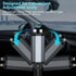 Retractable Car Charger, 4 in 1 Fast Car Phone Charger 120W with 2.7Ft Cables and 4 Electronic Ports for iOS & Android