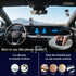 LONGQUAN 360 [89+LBS 2600gf 17/16/15/14/13/12 Upgraded Vacuum Magnetic Car Phone Holder, Strong Suction Cup Phone Mount