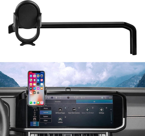 Autorder Car Phone Holder for 2024-2025 Jeep Wrangler JL/Gladiator JT, 12.3-Inch Screen, 360 Degree Rotation