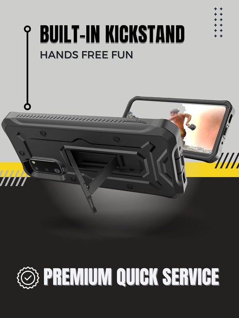 ArmadilloTek Vanguard Case for Samsung Galaxy S20+Plus (2020 Release) - Military Grade Full-Body Rugged with Built-in