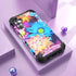 IDweel Galaxy A15 5G Case with Screen Protector(Tempered Glass)+ Camera Lens Protector,Hybrid 3 in 1 Shockproof Heavy Duty Protection Hard PC Cover Soft Silicone Bumper Full Body Durable Cover, Daisy